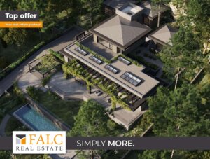 Balinesisch inspirierte Neubau-Villa mit Pool und Bergblick