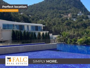 Moderne Villa mit Dachterrasse und Panoramablick in Port Andratx