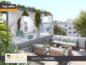 Aussergewöhnliches Duplex mit Dachterrasse in Santa Catalina