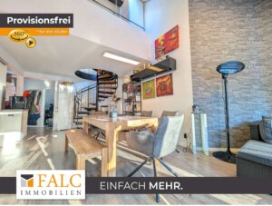 Einziehen fertig! Luxuriöse Maisonette-Wohnung mit Balkon im Grünen, neuer Küche und Bad