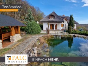 Repräsentatives Parkanwesen - Balaton Panoramablick, Naturbadesee und SPA Bereich