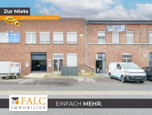 Gewerbefläche 168 m² | Rampe | LKW-Zufahrt | 4 Stellplätze