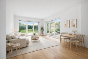 Erstbezug nach Sanierung – Barrierefreie Erdgeschosswohnung mit 350 m² Südwest-Garten in Mülheim-Saarn