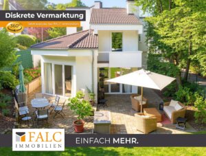 Architektenhaus nahe Toelleturm – Split-Level, großer Garten, Kamin und 3 Garagen